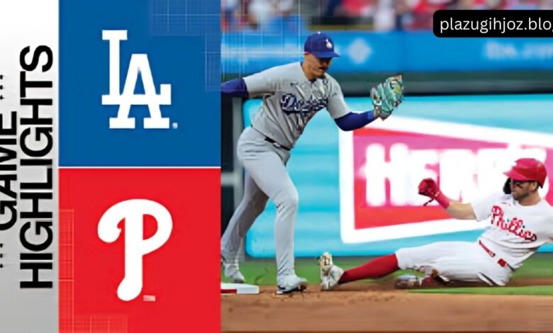 Phillies vs Dodgers Match Player Stats